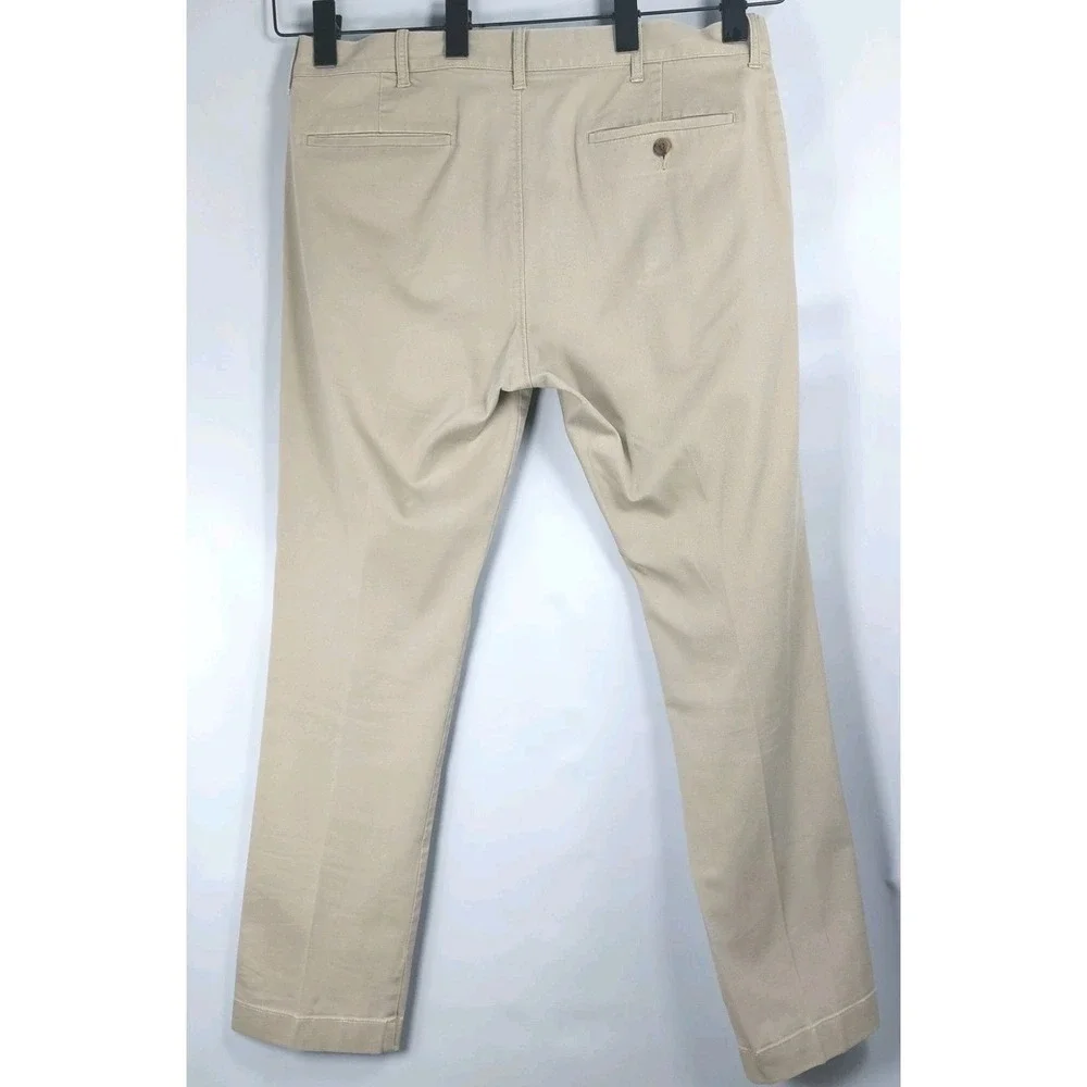 J. Crew Mercantile Flex Slim Fit Chino Pants Mens Size 33x30 Dark Khaki *READ‎
